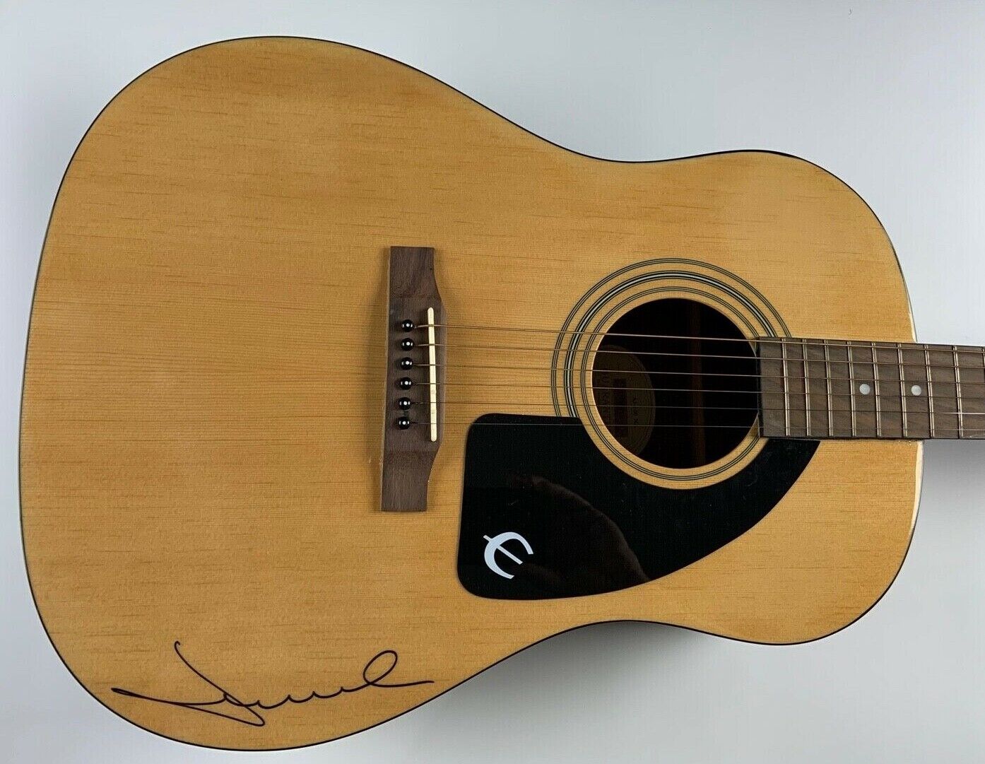 Jewel JSA COA Autograph Signed Epiphone Acoustic Guitar