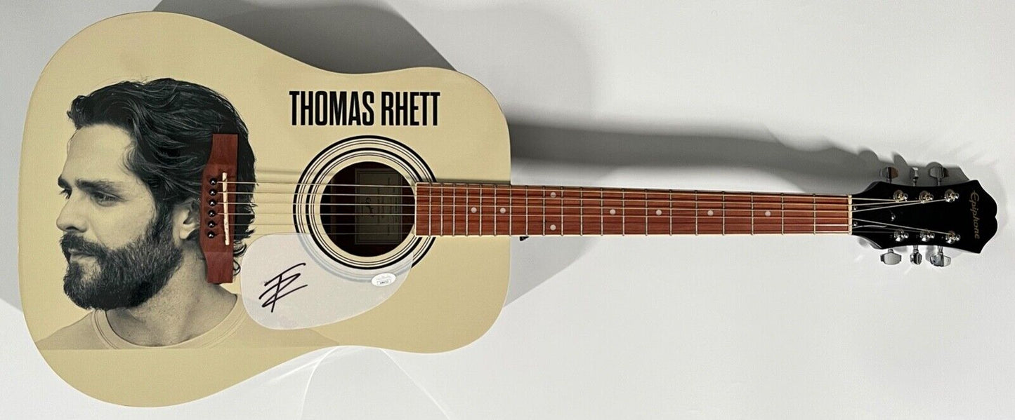 Thomas Rhett JSA Guitar Autograph Signed Acoustic Guitar