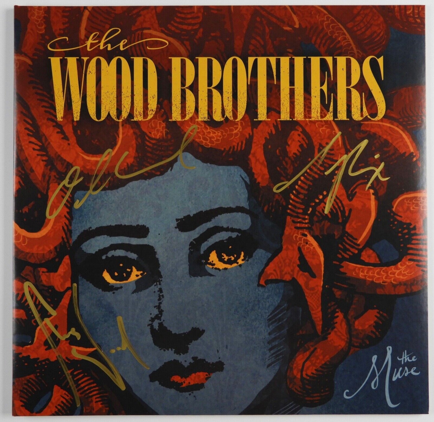 The Wood Brothers JSA Autograph Signed Record Album The Muse