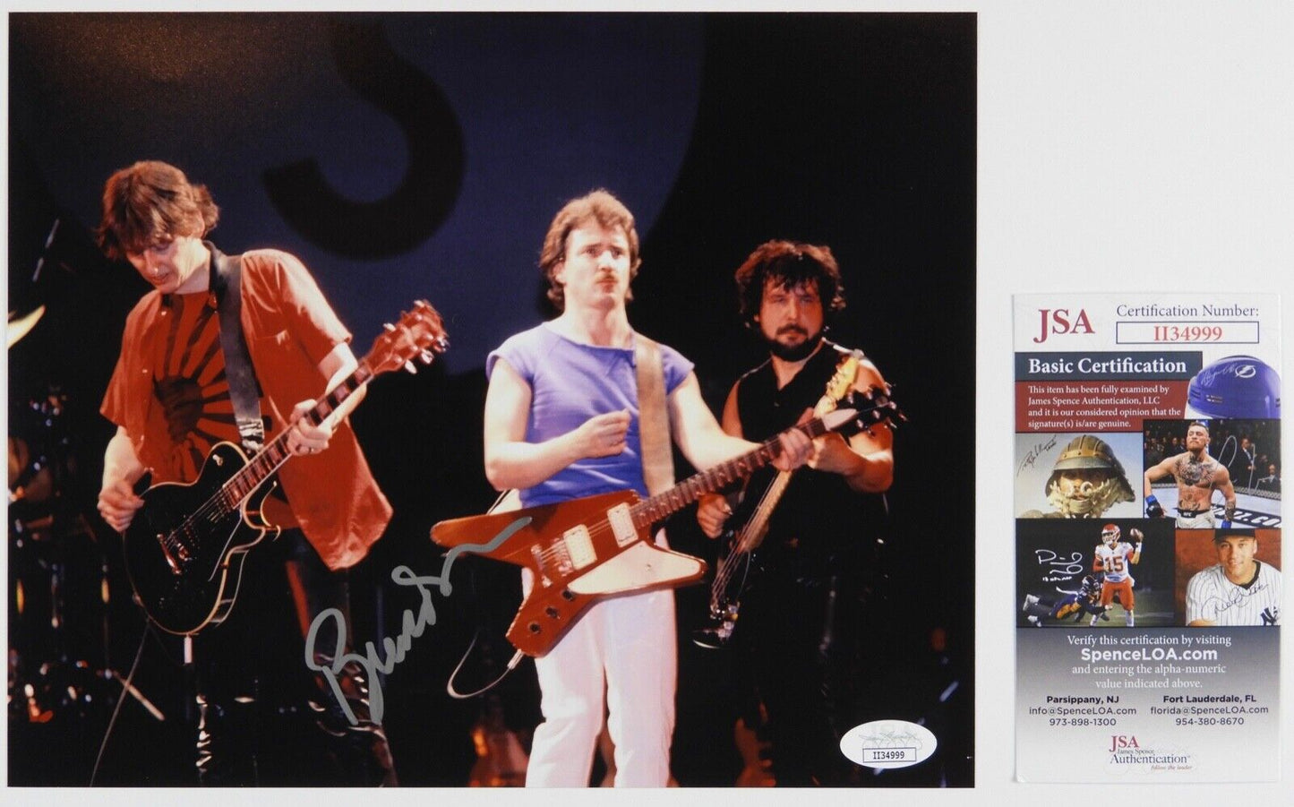 Buck Dharma Autograph JSA 8 x 10 Signed Photo Blue Oyster Cult