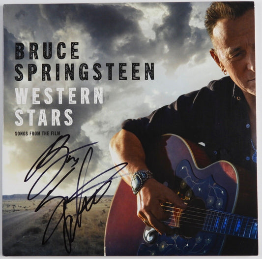 Bruce Springsteen REAL Autograph Signed Record Album  Wester Stars Epperson