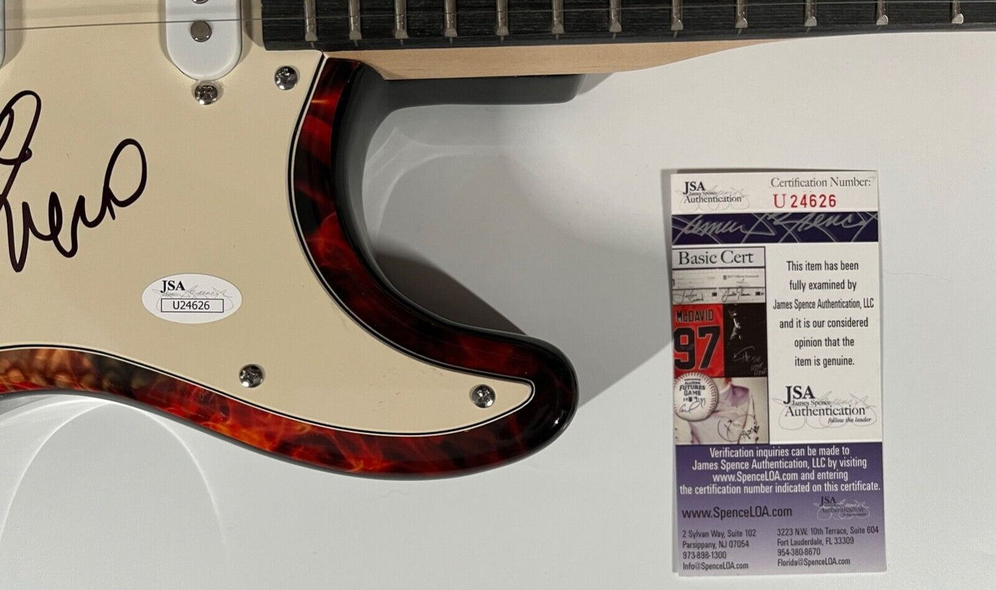 George Thorogood Fender Stratocaster Guitar Signed Autograph JSA COA