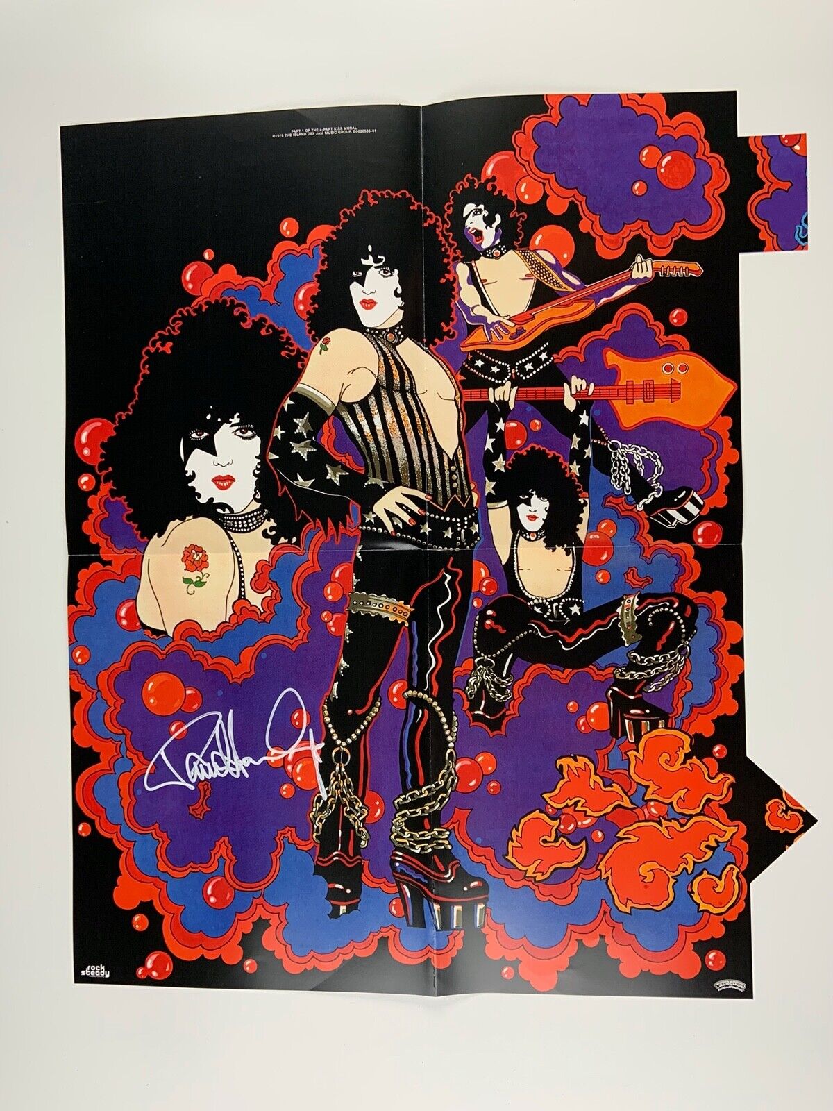 KISS Paul Stanley JSA Signed Autograph Signed Record Album Solo Poster