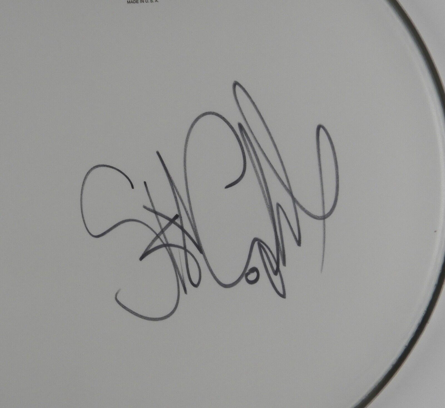 Stewart Copeland The Police Autograph Signed Drumhead JSA COA 12"