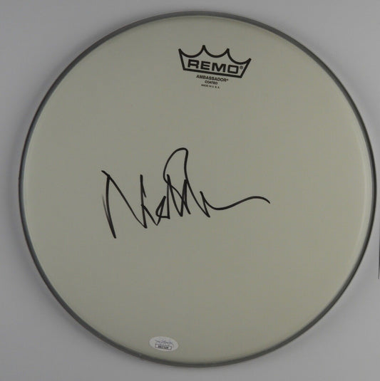 Nick Mason Pink Floyd Autograph Signed Drum Head JSA COA 12"