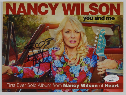 Nancy Wilson Heart JSA Signed Autograph CD Card You and Me CD