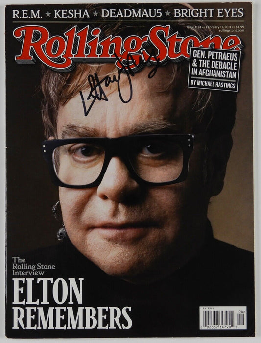 Elton John Autograph JSA Signed Rolling Stone Magazine Full Magazine