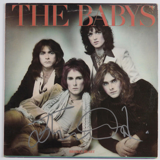 John Waite Autograph Signed Record Album Beckett The Babys