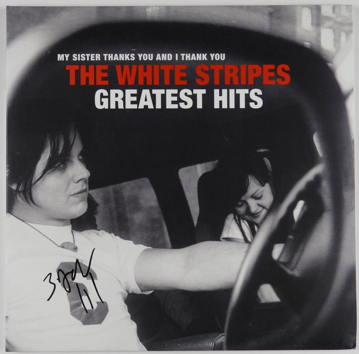 Jack White JSA Signed Autograph Record Album The White Stripes Greatest Hits