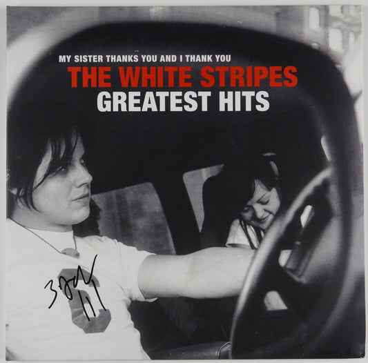 Jack White JSA Signed Autograph Record Album The White Stripes Greatest Hits