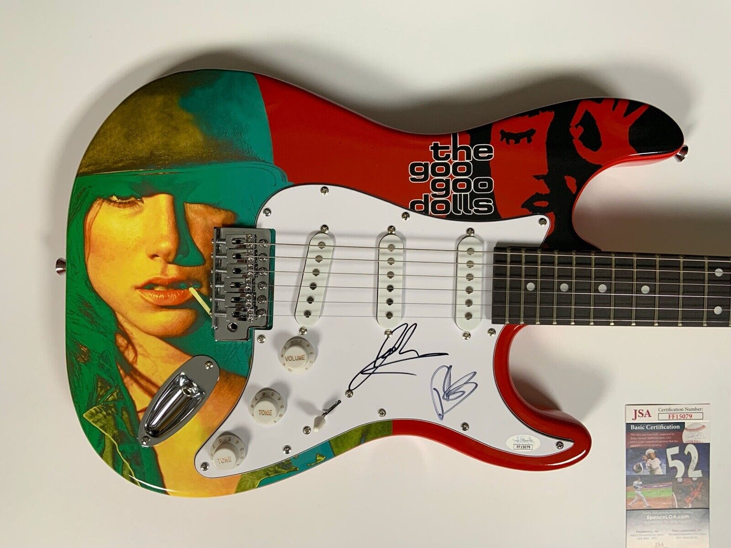 The Goo Goo Dolls JSA Autograph Signed Guitar Stratocaster John Rzeznik Robby