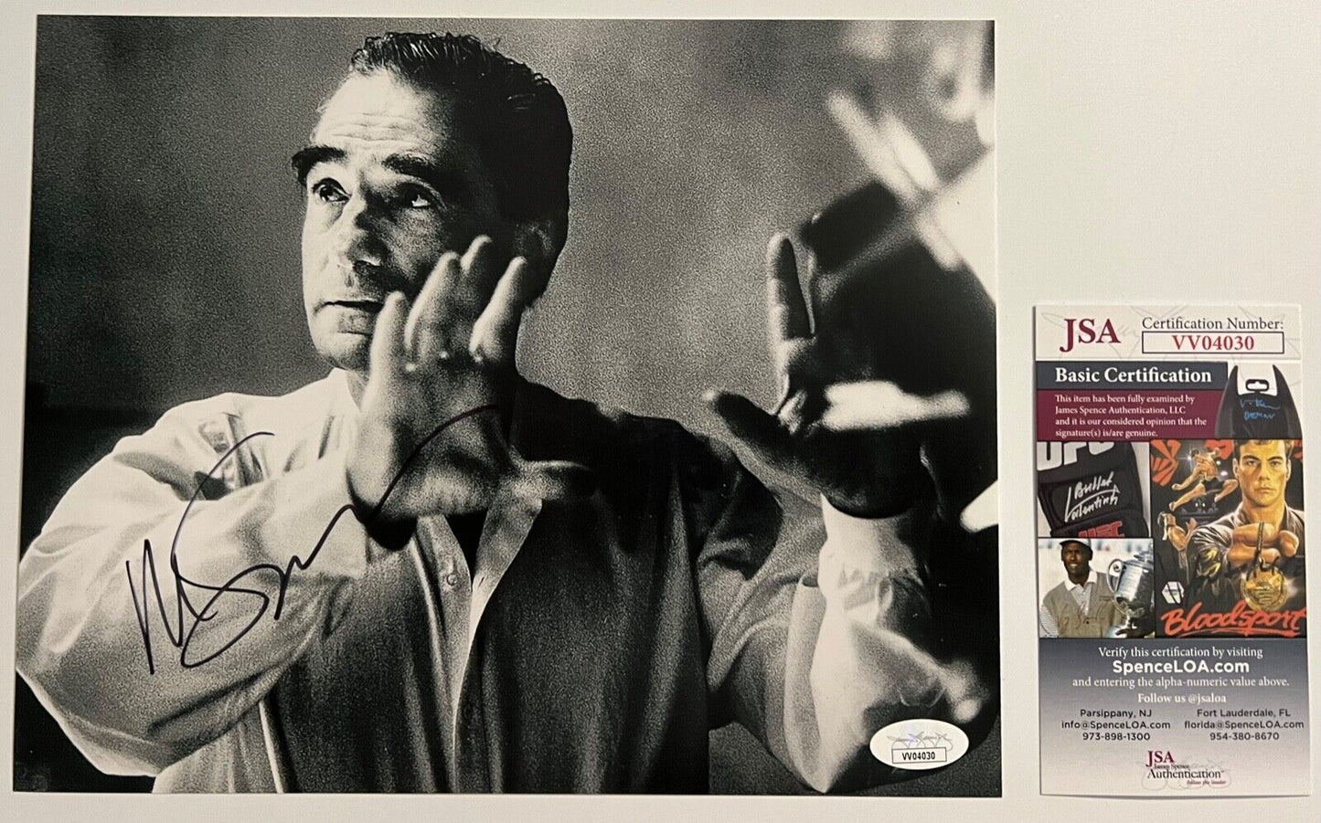 Martin Scorsese JSA Signed Autograph 8 x 10 Photo