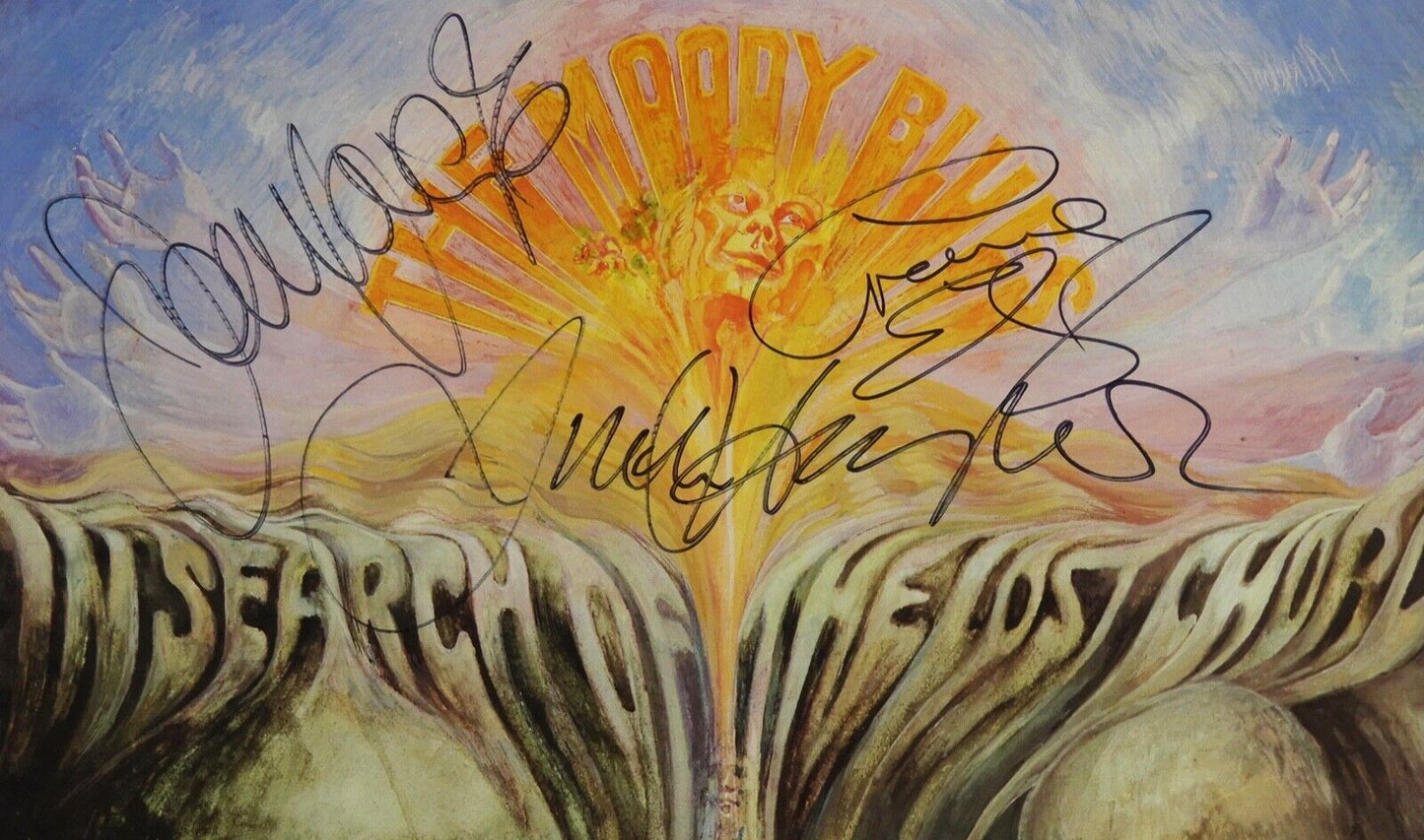 The Moody Blues JSA Signed Autograph Album Vinyl Record In Search Of The Lost