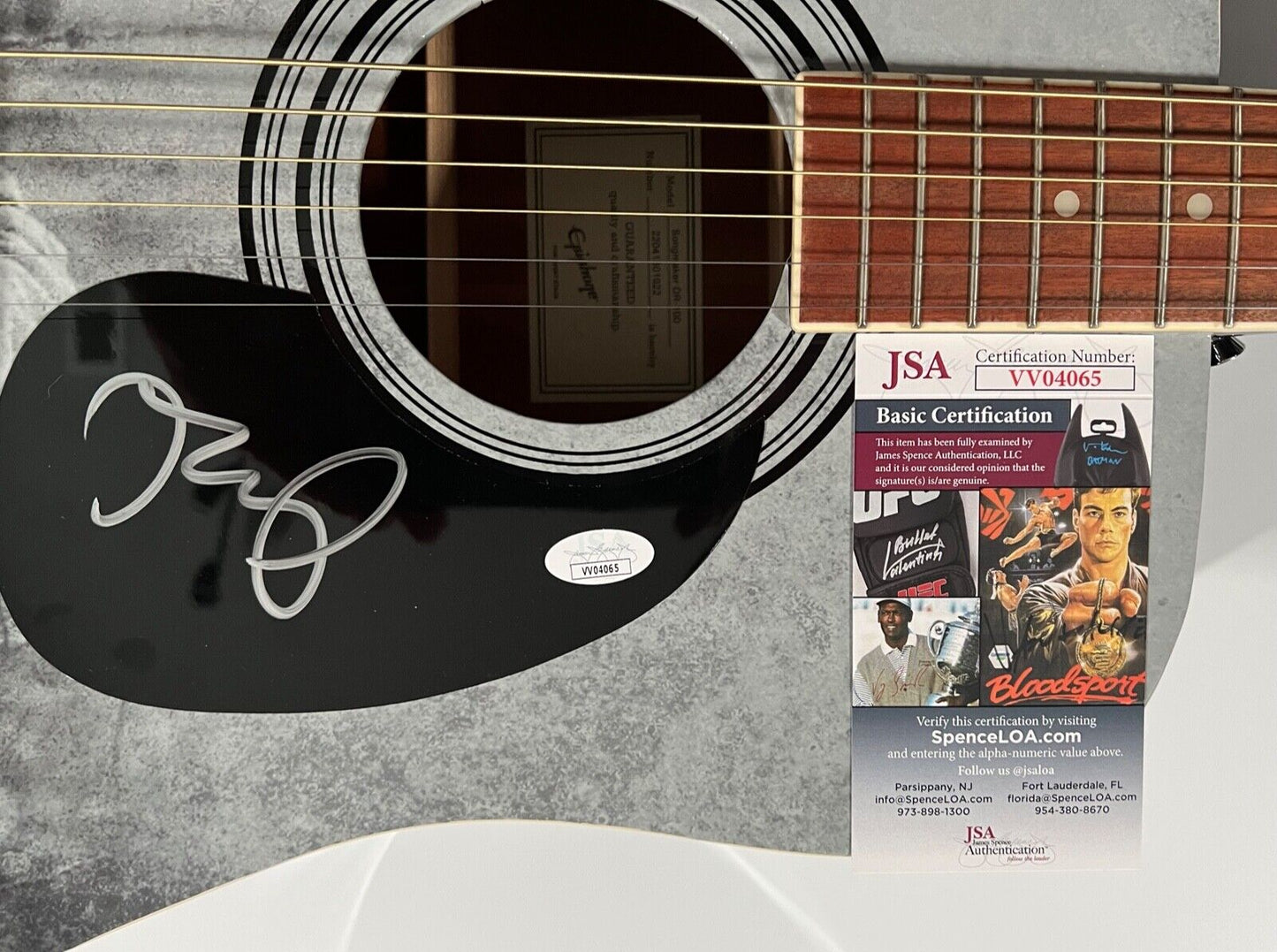 John Cougar Mellencamp JSA Autograph Signed Acoustic Guitar