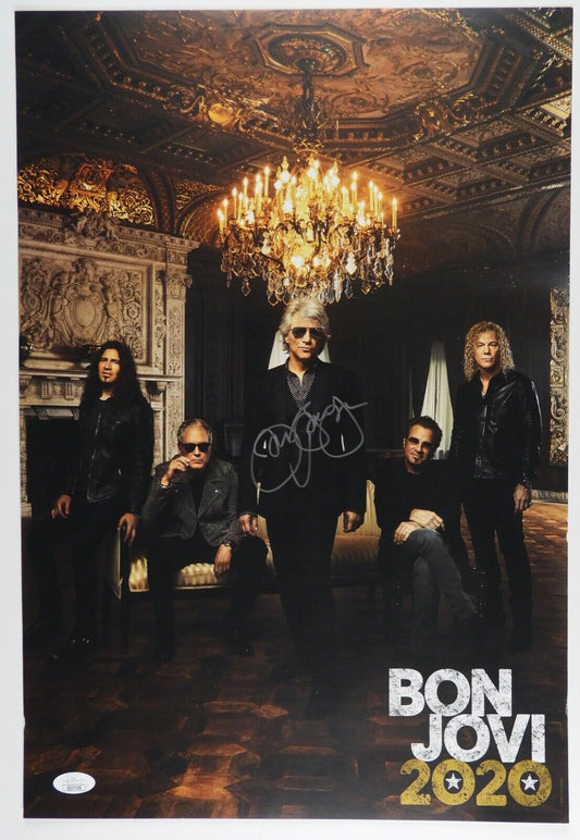 Jon Bon Jovi JSA Signed Autograph Poster Lithograph 2020 13" x 19"