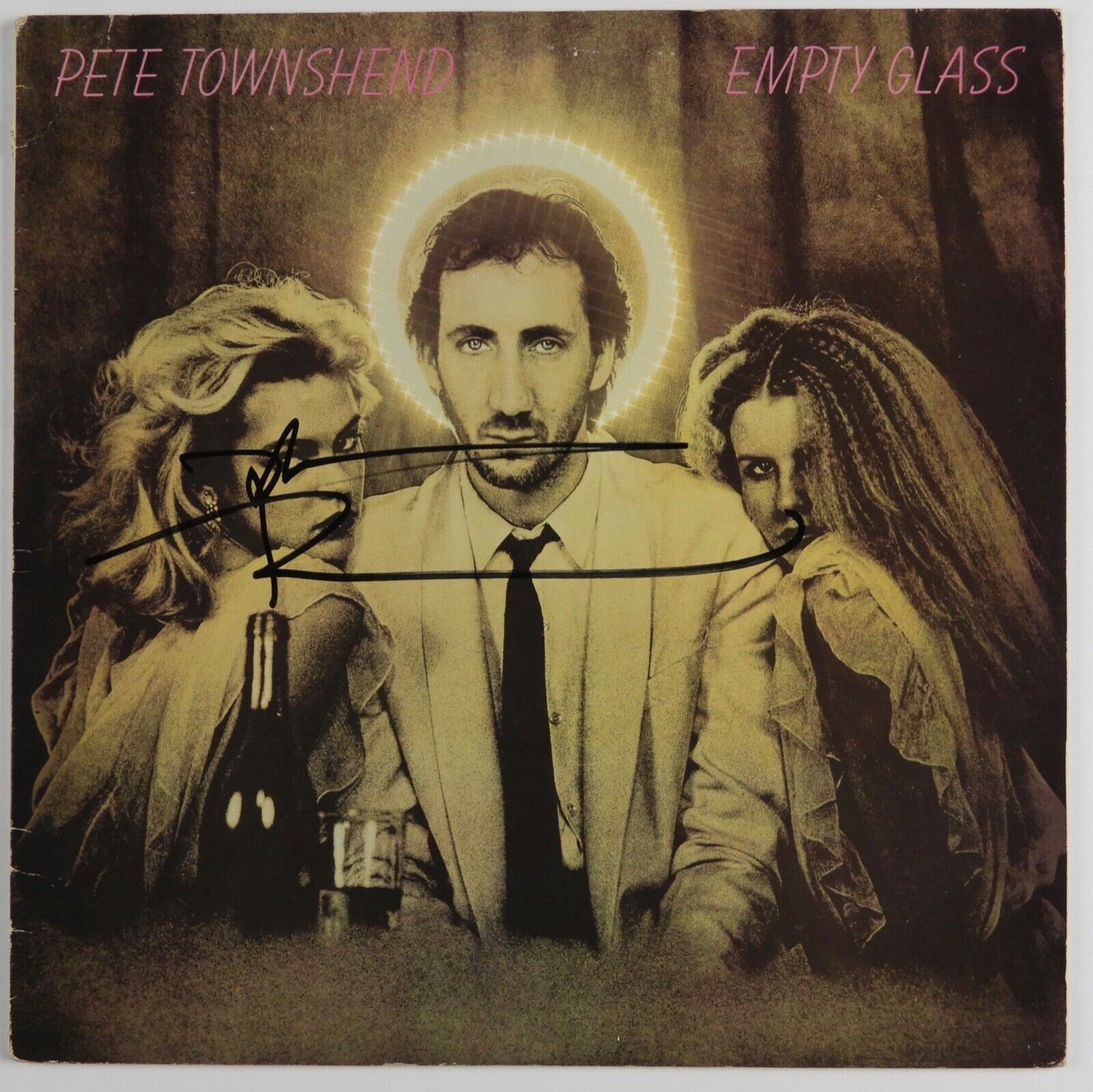 Pete Townshend The Who JSA Autograph Signed Record Album Vinyl Empty Glass