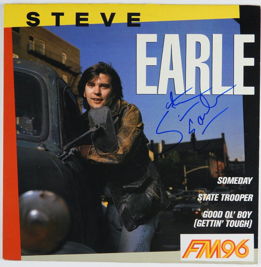 Steve Earle JSA Signed Autograph Album Record Vinyl