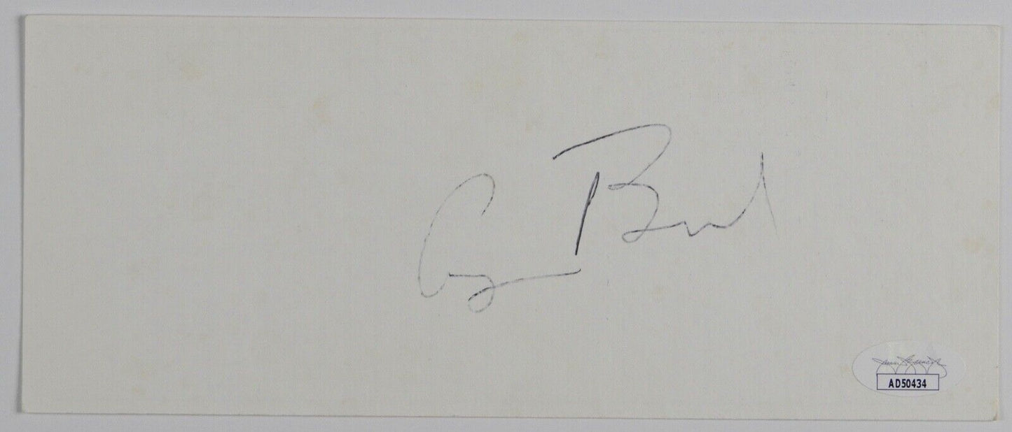 President George Bush H. W. JSA COA Signed Autograph Cut