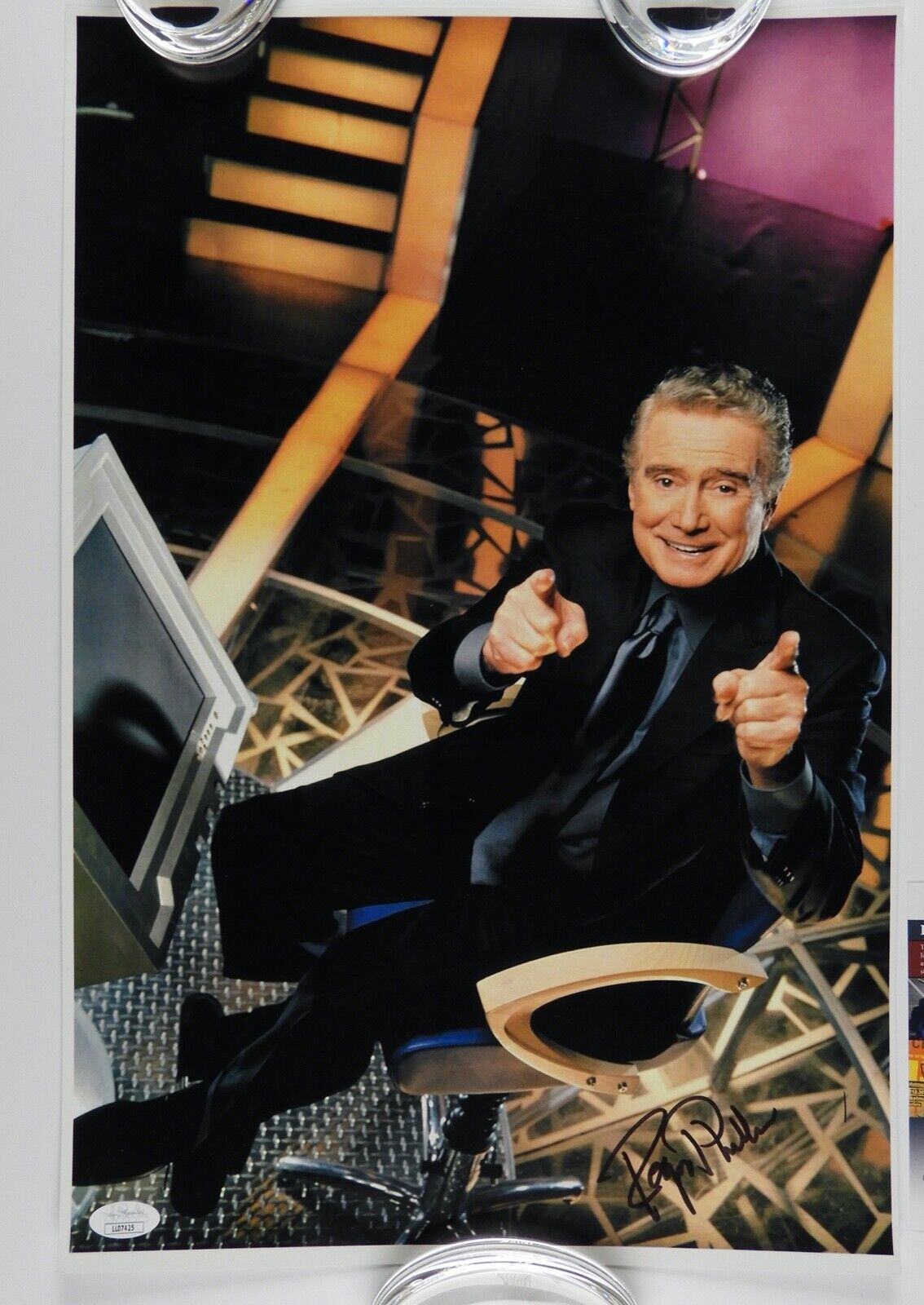 Regis Philbin JSA Signed Autograph 12 x 18 photo