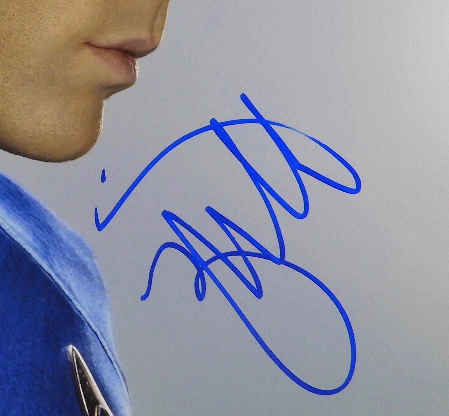 Star Trek Zachary Quinto Spock Autograph Signed 11 x14 JSA COA Movie