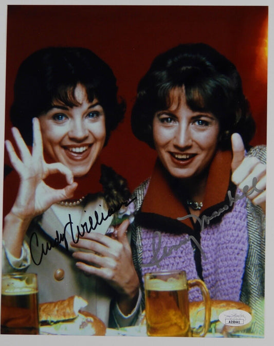 Laverne And Shirley JSA Autograph Signed Photo 8 x 10 Penny Marshall Cindy W