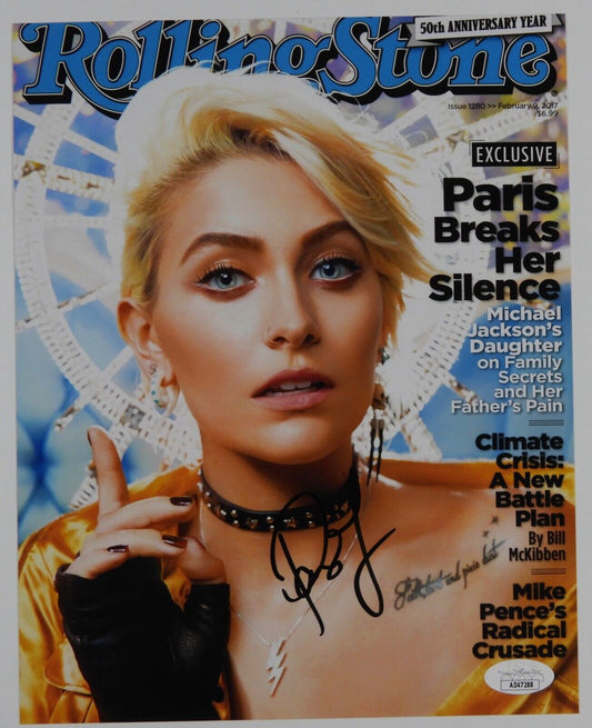 Paris Jackson JSA Signed Autograph Photo 8 x 10