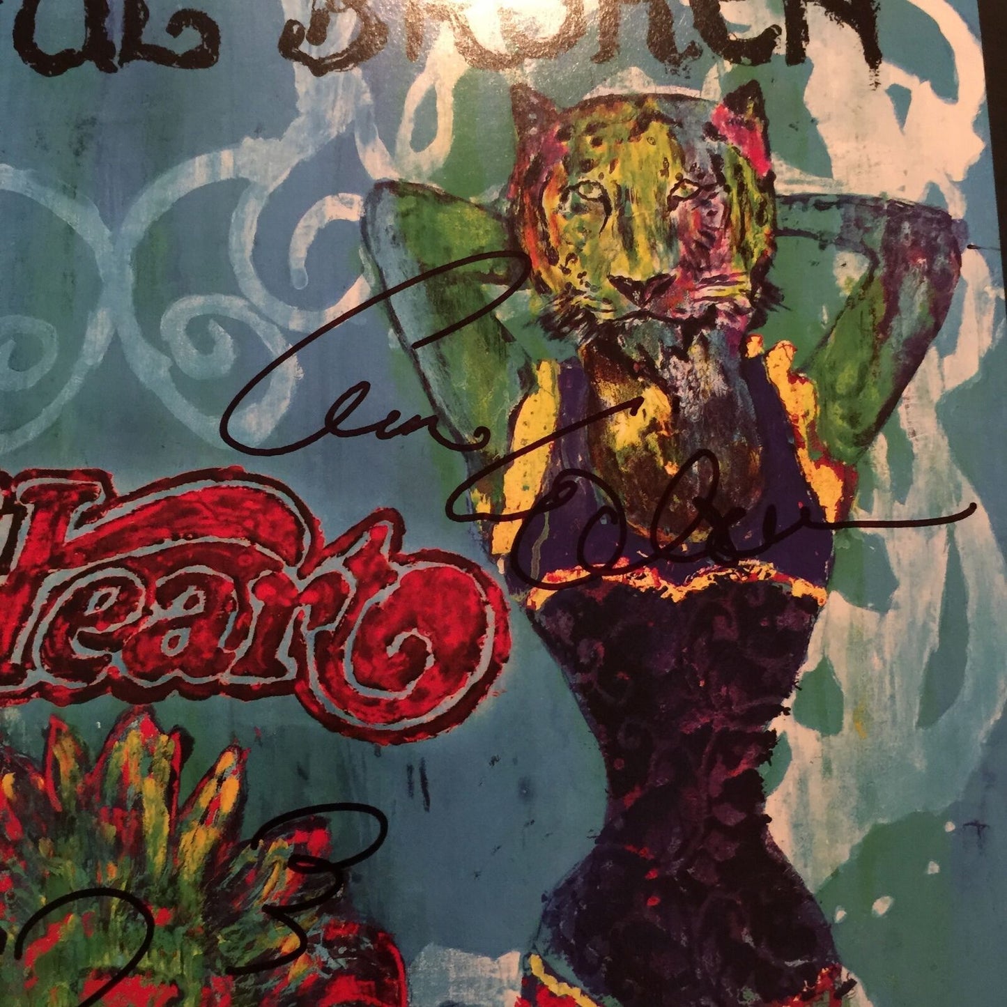 Heart Ann Nancy Wilson Signed Autograph Record Album JSA COA Beautiful Broken