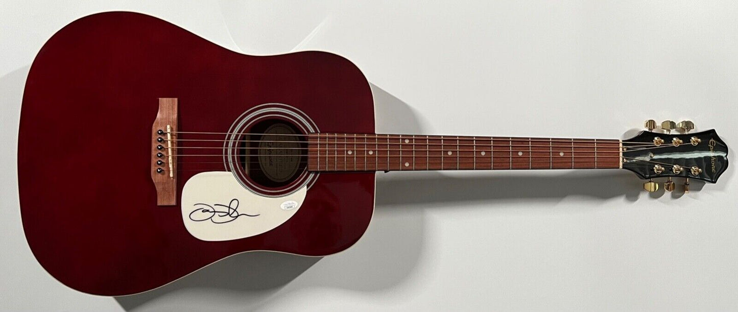 Jamey Johnson JSA Autograph Signed Guitar Epiphone Acoustic