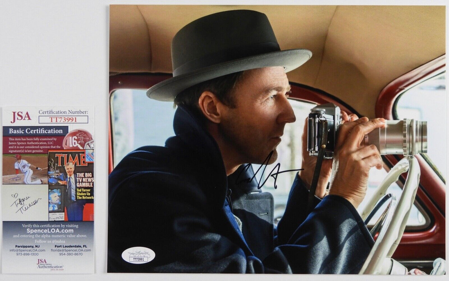 Ed Norton Signed JSA Autograph Photo 8 x 10 Motherless Brooklyn