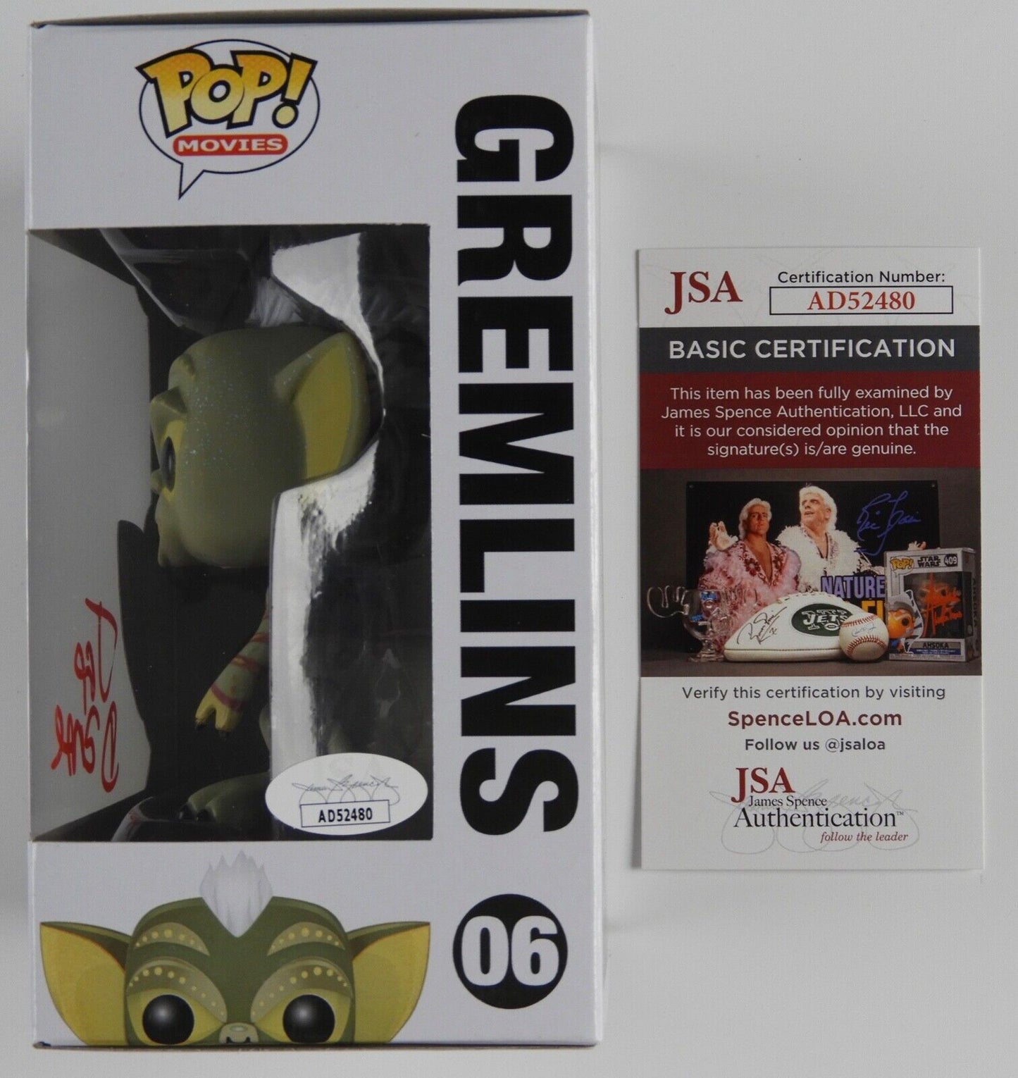 Joe Dante Gremlins Signed Autograph Funko Pop Movies 06 Director