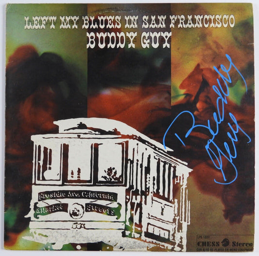 Buddy Guy JSA Signed Autograph Record Vinyl Left My Blues In San Francisco