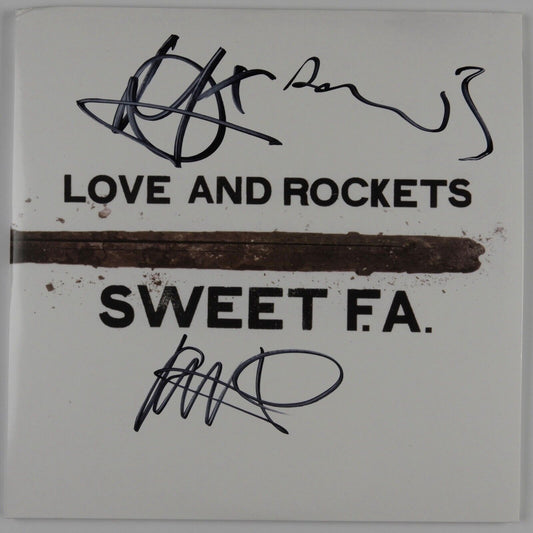 Love And Rockets JSA Fully Signed Autograph Album Record Vinyl Sweet F.A.