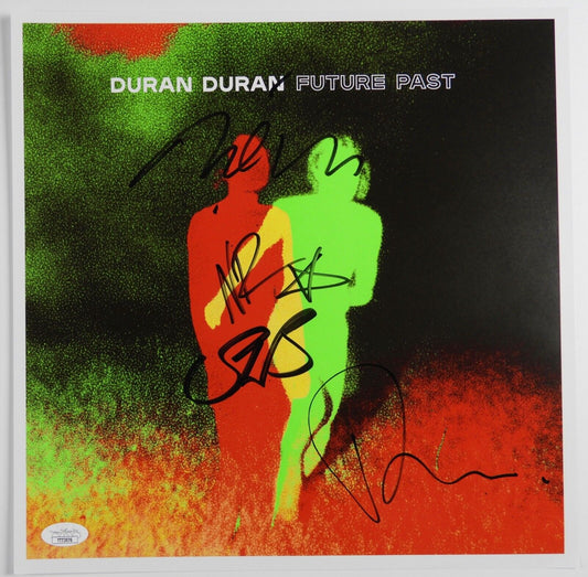 Duran Duran JSA Autograph Signed Album Record Lithograph White Vinyl Future Past