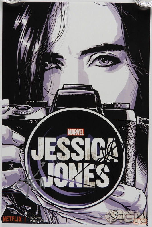 Krysten Ritter Jessica Jones Autograph JSA 12 x 18 Signed Photo Marvel