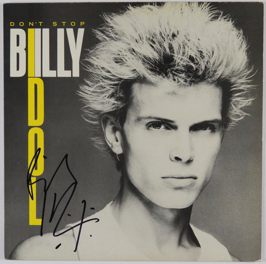Billy Idol JSA COA Signed Autograph Record Album Don't Stop
