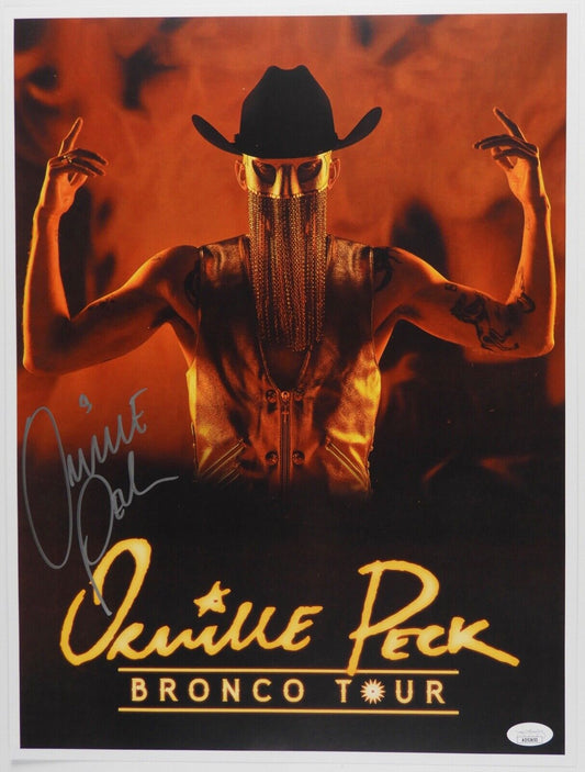 Orville Peck Signed JSA Autograph 17" x 12" Bronco Tour Lithograph VIP
