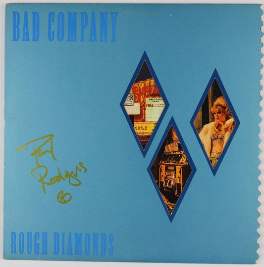 Paul Rodger Bad Company JSA Signed Autograph Record Album Vinyl