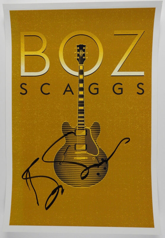 Boz Scaggs Signed JSA Autograph 19" x 13" Lithograph Poster