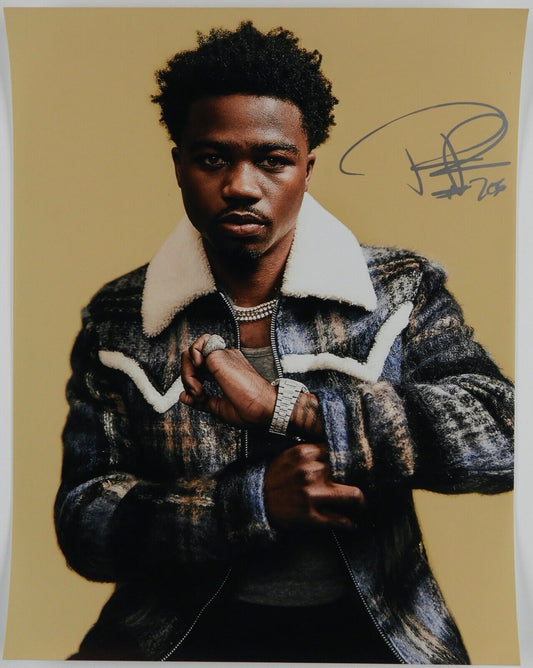 Roddy Ricch JSA Autograph Signed Photo 11 x 17