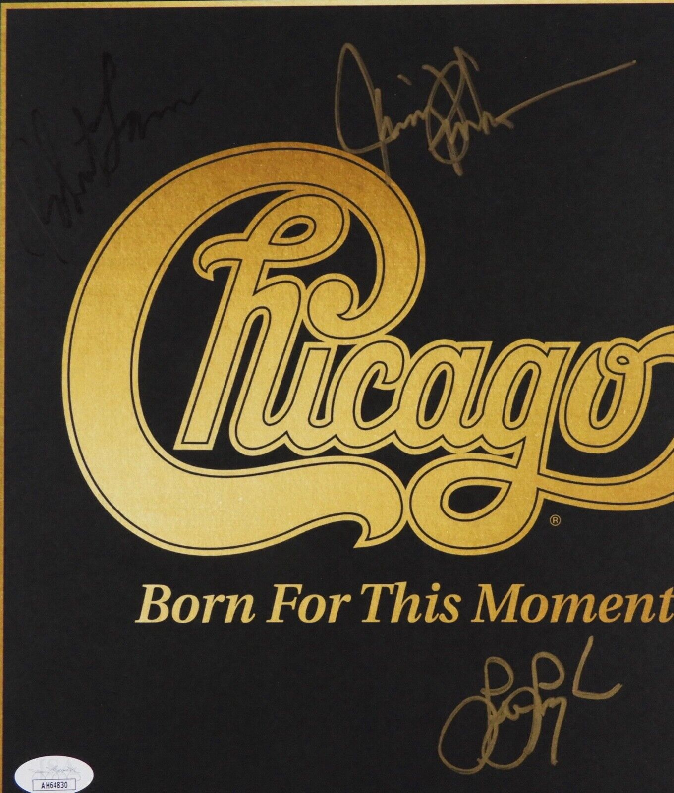 Chicago JSA Autograph Signed Lithograph Born For This Moment