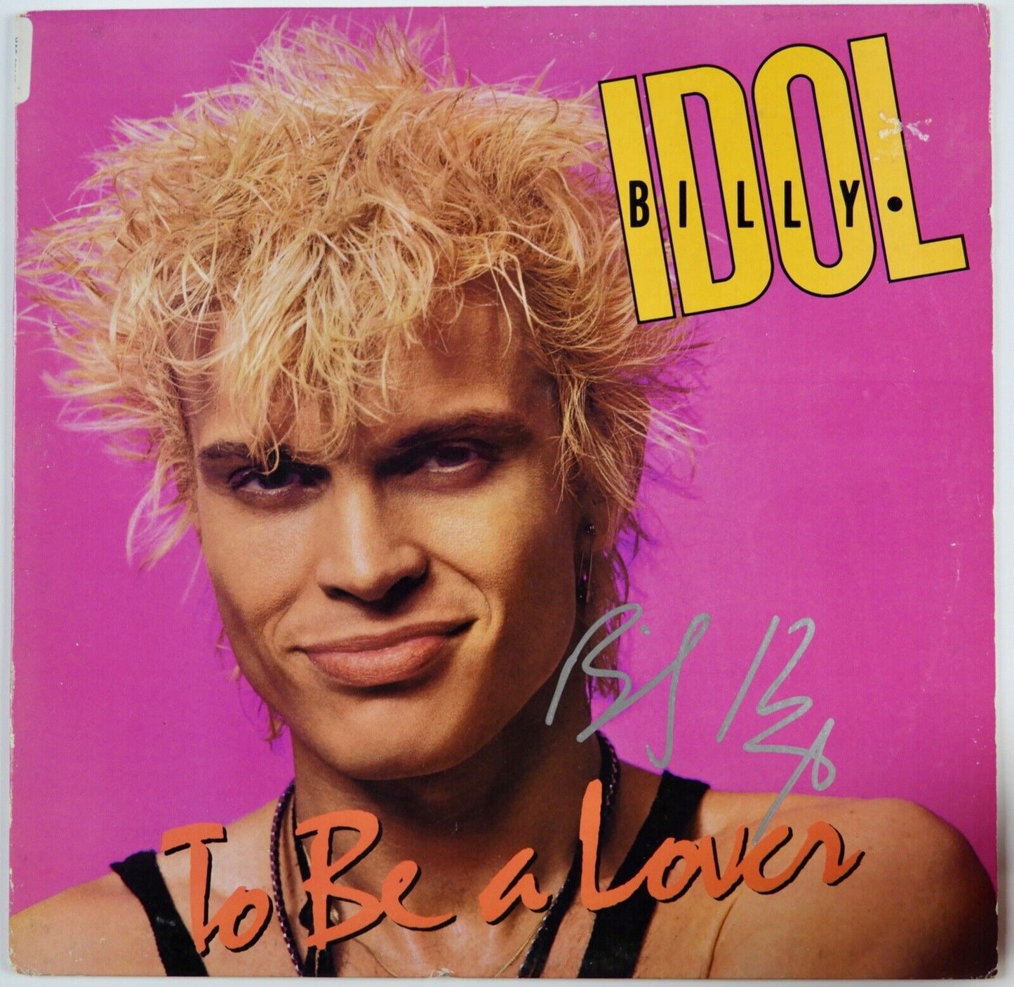 Billy Idol Signed JSA Autograph Album To Be A Lover