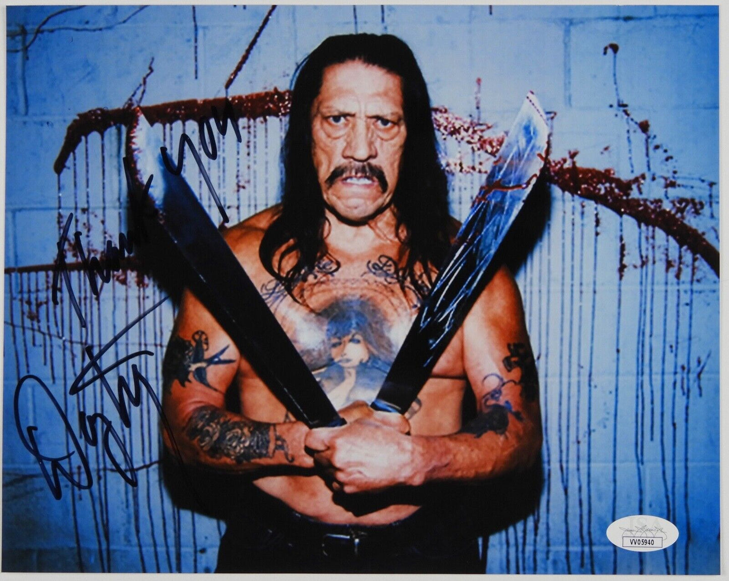 Danny Trejo Autograph JSA 8 x 10 Signed Photo