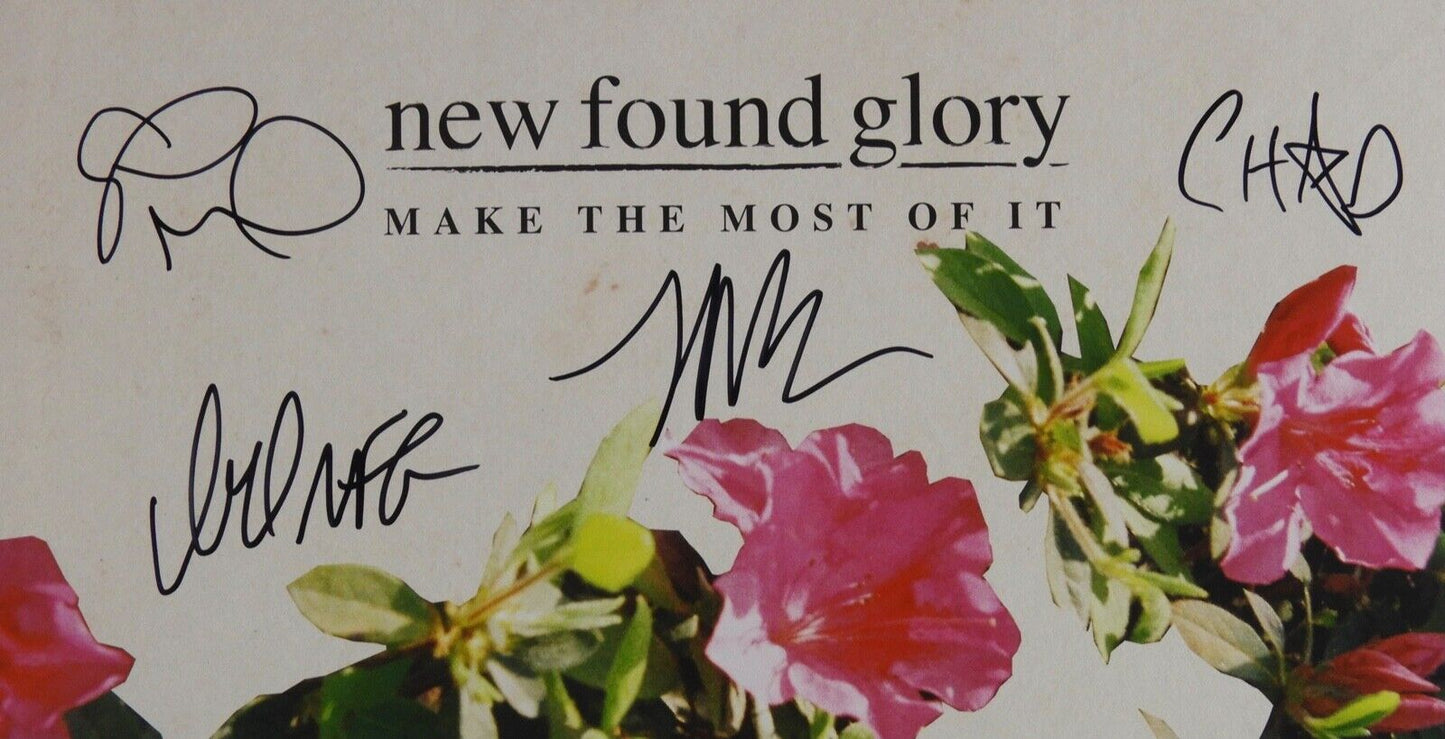 New Found Glory JSA Autograph Signed Album Record Vinyl Make The Most Of It