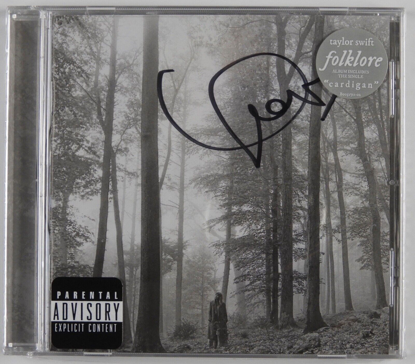 Taylor Swift Signed Autograph Folklore CD Booklet Still Sealed