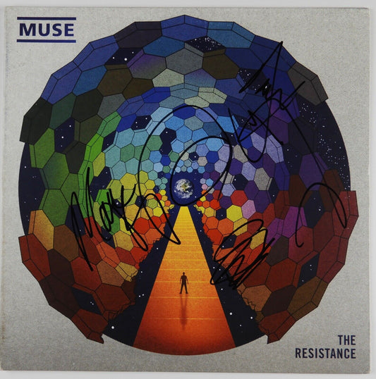 MUSE The Resistance JSA Fully Group Signed Autograph Record Vinyl Album