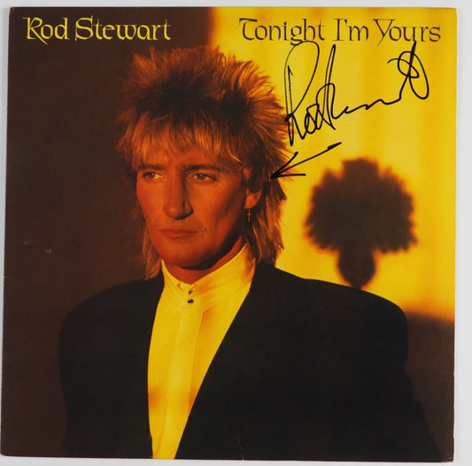 Rod Stewart Signed JSA Autograph Album Record Vinyl Tonight I'm Yours