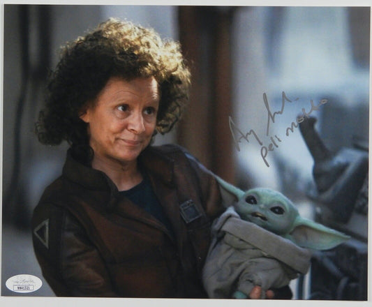 Amy Sedaris Mandalorian  8 x 10 JSA Autograph Signed Star Wars