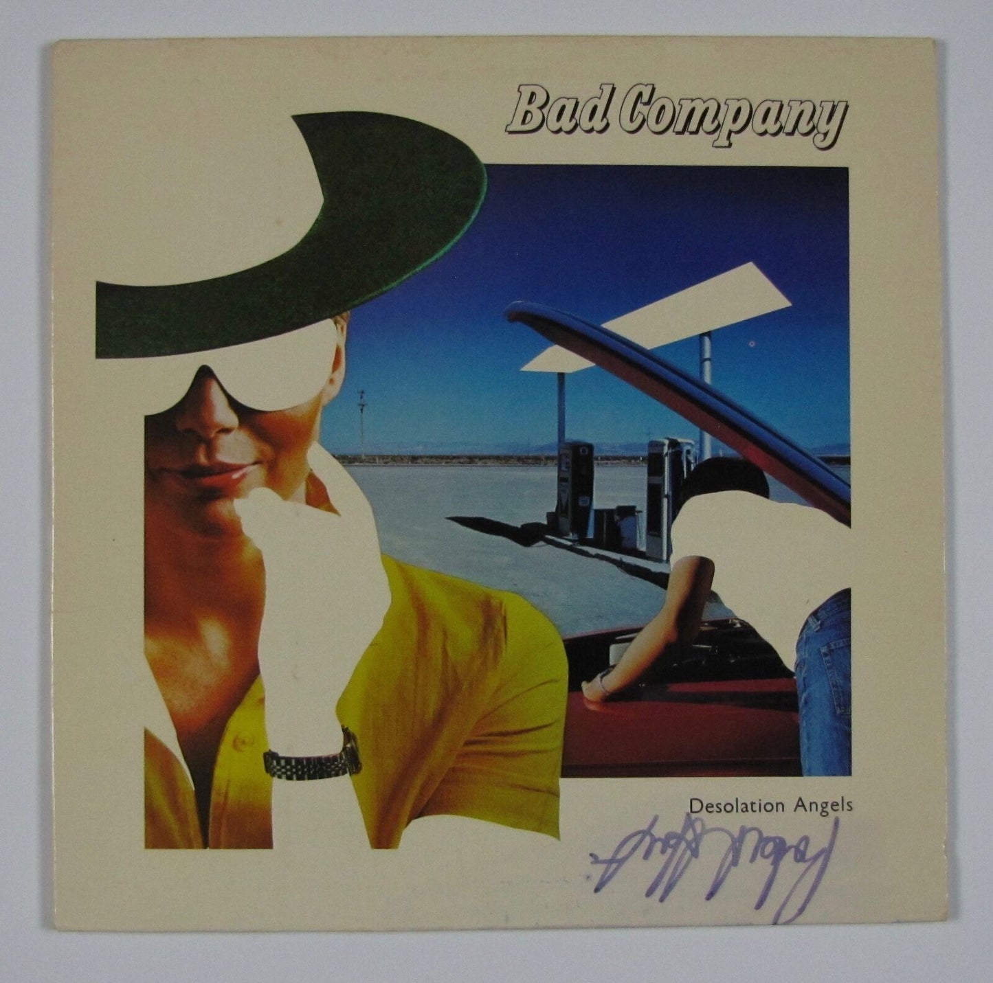 Bad Company Desolation Angels Signed Autograph Album JSA Vinyl Paul Rodgers