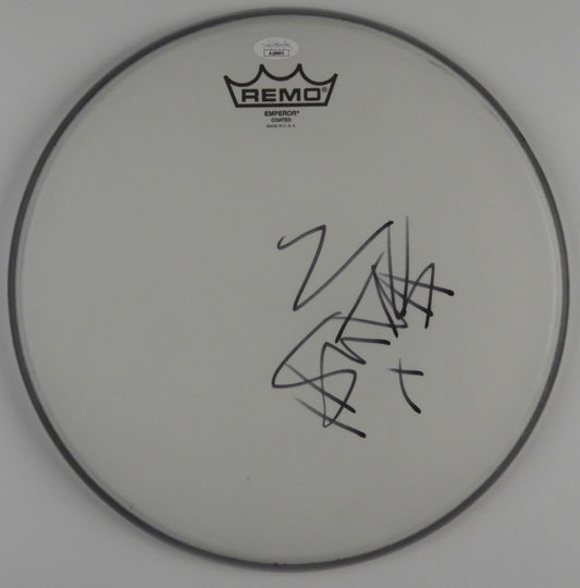 Travis Baker JSA Autograph Signed Drum Head  COA 12" Blink 182