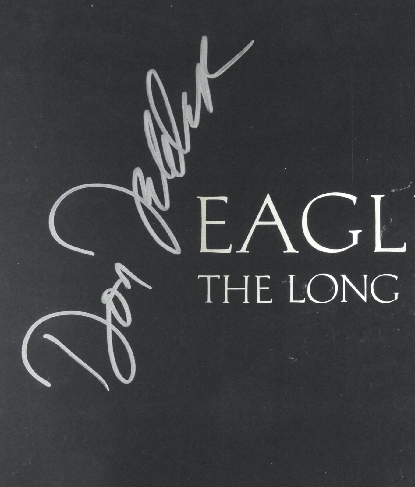Don Felder Eagles JSA Signed Autograph Album Vinyl Record The Long Run
